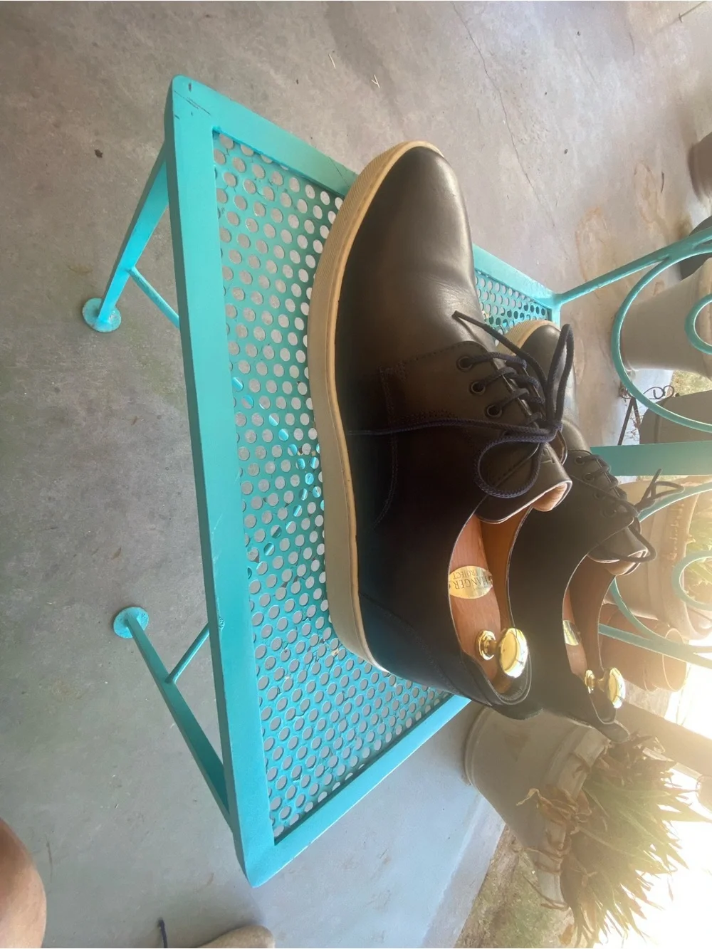 Men's Black Casual Lace-Up Shoes - Unbranded
